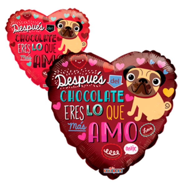 No. 18 Pug onix y chocolate amor