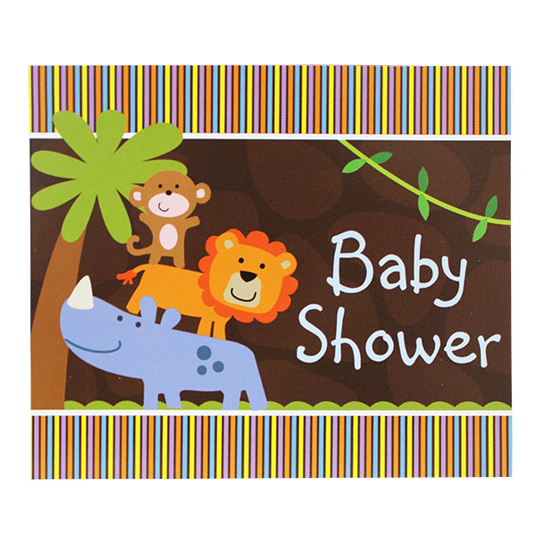 Invitacion Baby shower Jungla