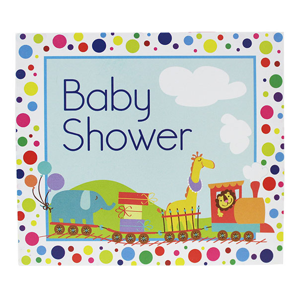 Invitacion Baby shower Animalitos con puntos
