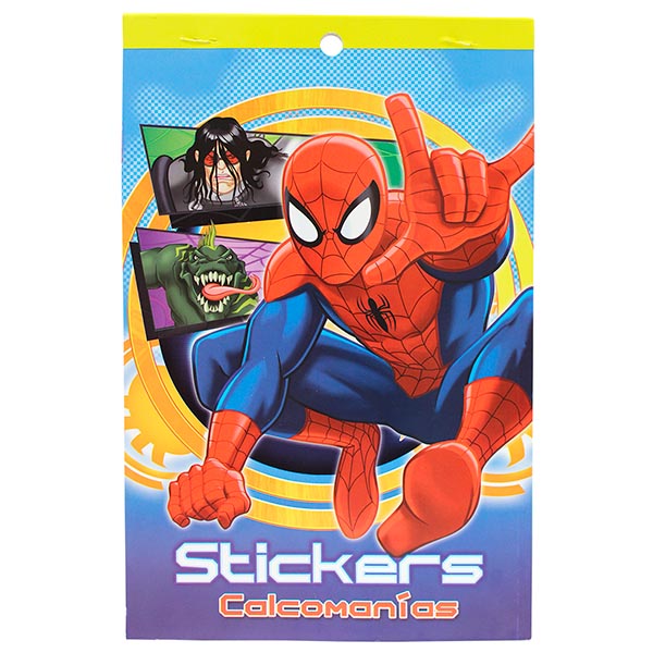 Block de stickers Spiderman