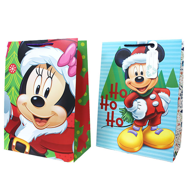 Bolsa de regalo personaje Mickey y minnie