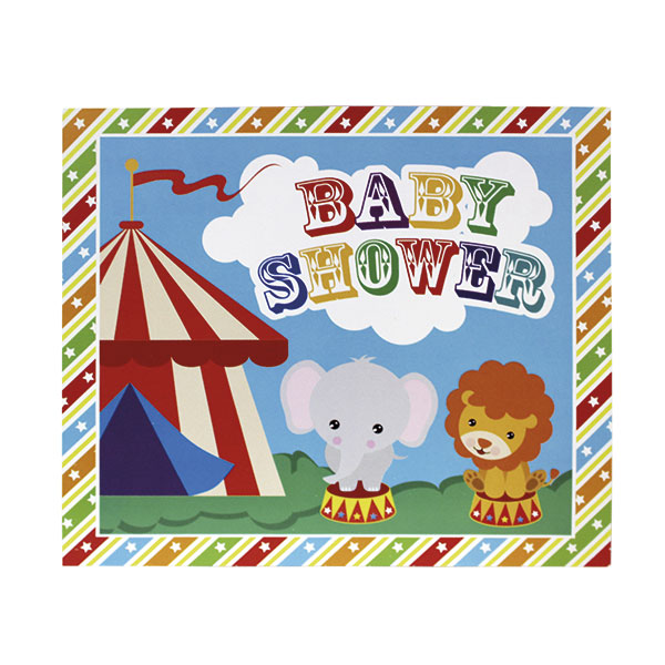 Invitacion Baby shower Circus