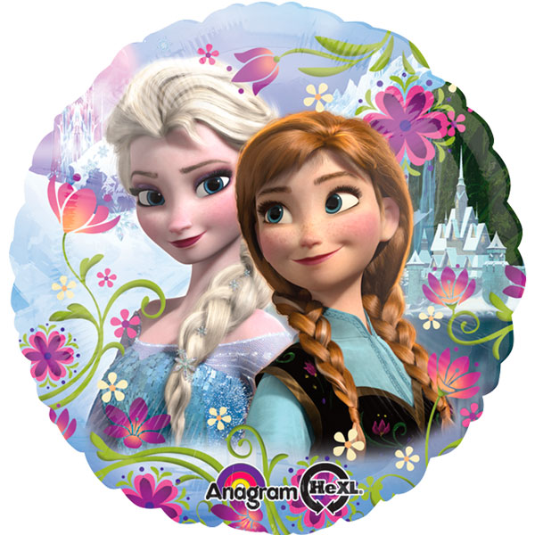 Globo metalico Frozen Ana y Elsa