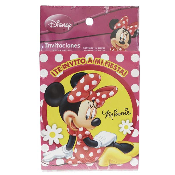 Invitación Minnie Mouse