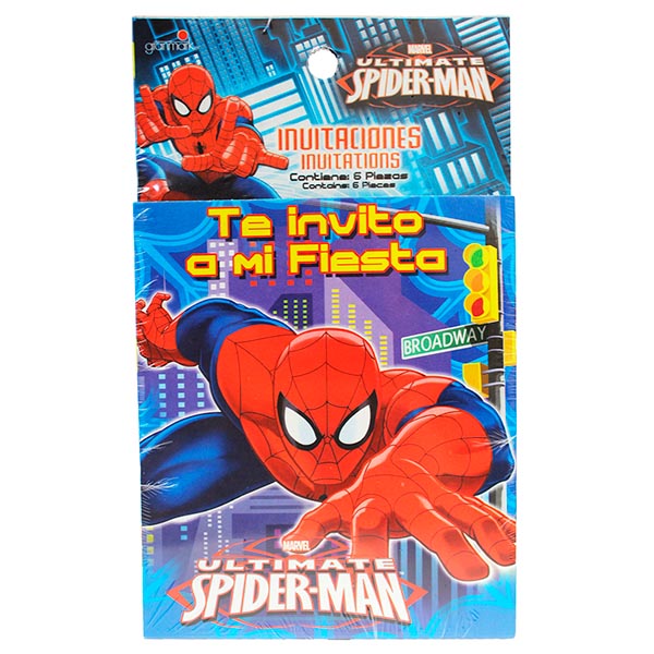 Invitación Spiderman