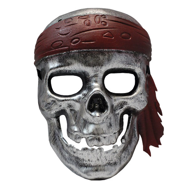 Mascara pirata plata