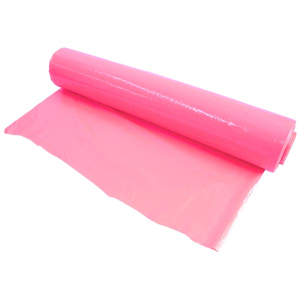 Rollo de plastico rosa